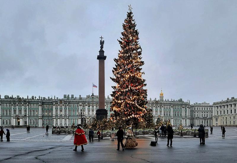 Дворцовая площадь СПб Новый год