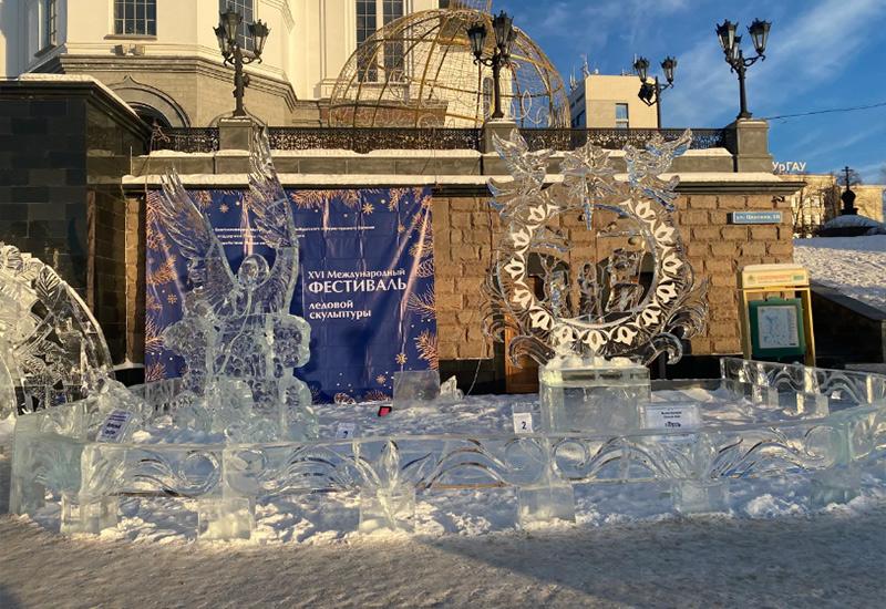 Ледяные скульптуры в Екатеринбурге