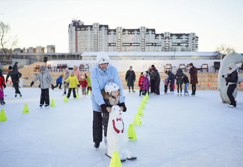 Каток Екатеринбург зима