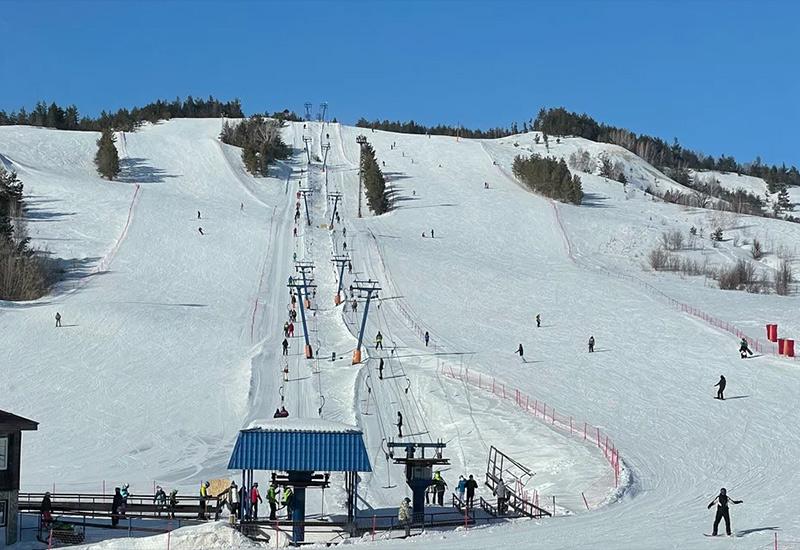 Трасса для лыжников Хвалынск горнолыжный курорт