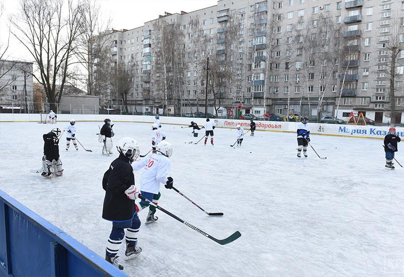 Каток во дворе Казань