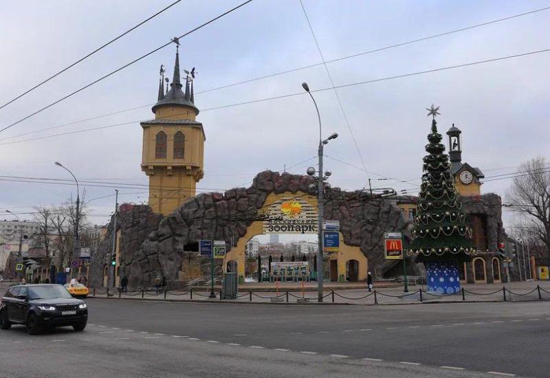 Зоопарк в Москве зимой