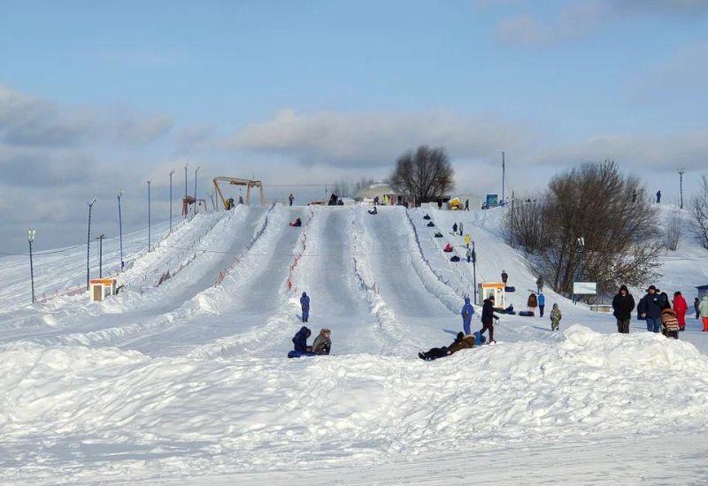Лата Трэк лыжный комплекс Москва зима