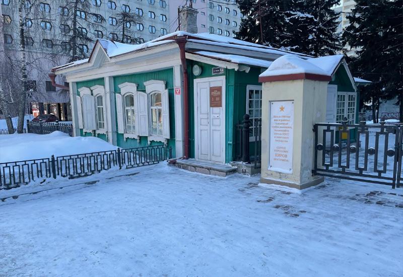 Краеведческий музей Новосибирск зима