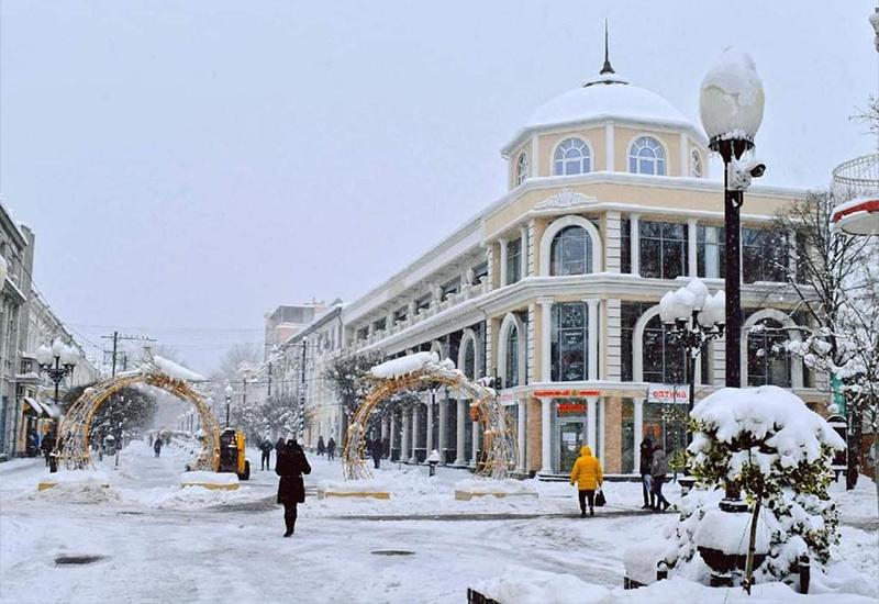 Симферополь зимой Крым Новый год