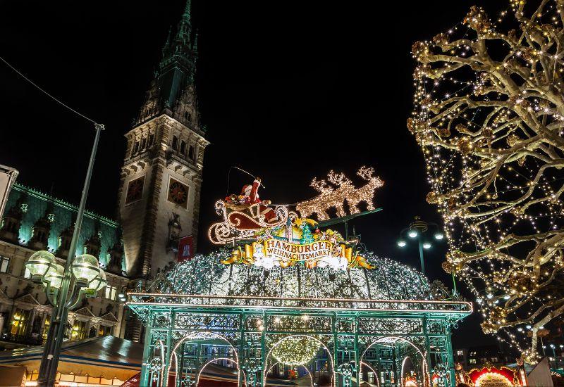 Рождество в Гамбурге Германия