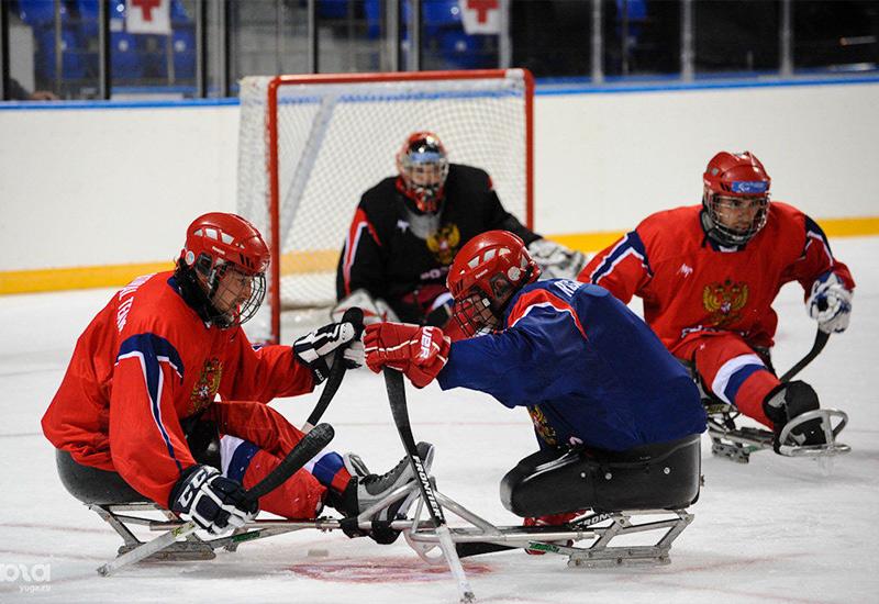 Хоккей на санях зимний вид спорта