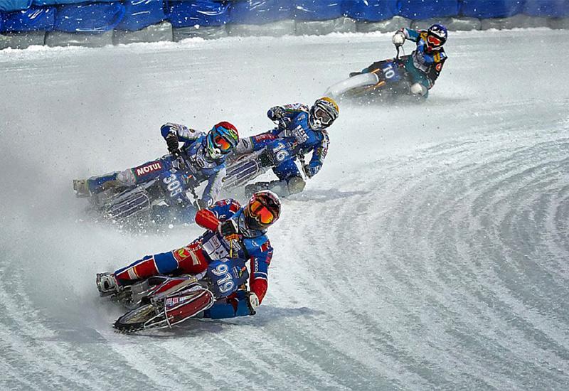 Гонки на мотоциклах по льду зимний вид спорта