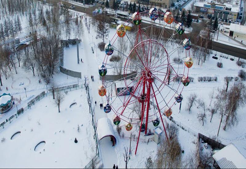 Парк Троя Красноярск зима