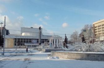 Красноярск зимой