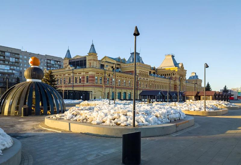 Ярмарка Нижний Новгород зима