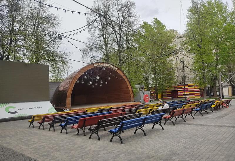 Сад Баумана в Москве