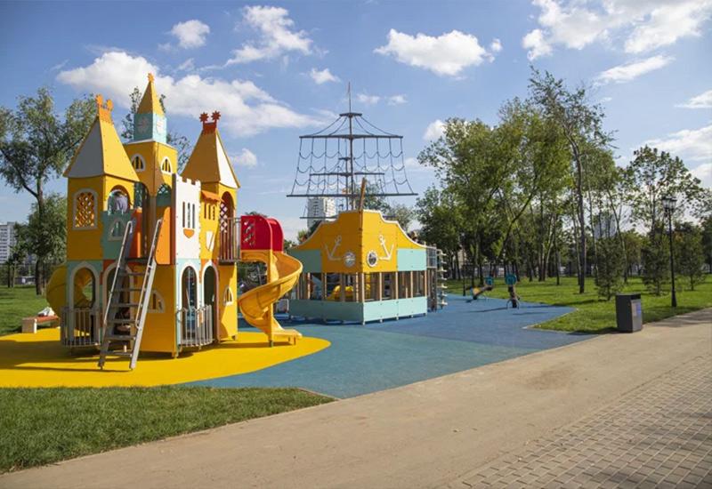 Игровая площадка в парке Остров мечты